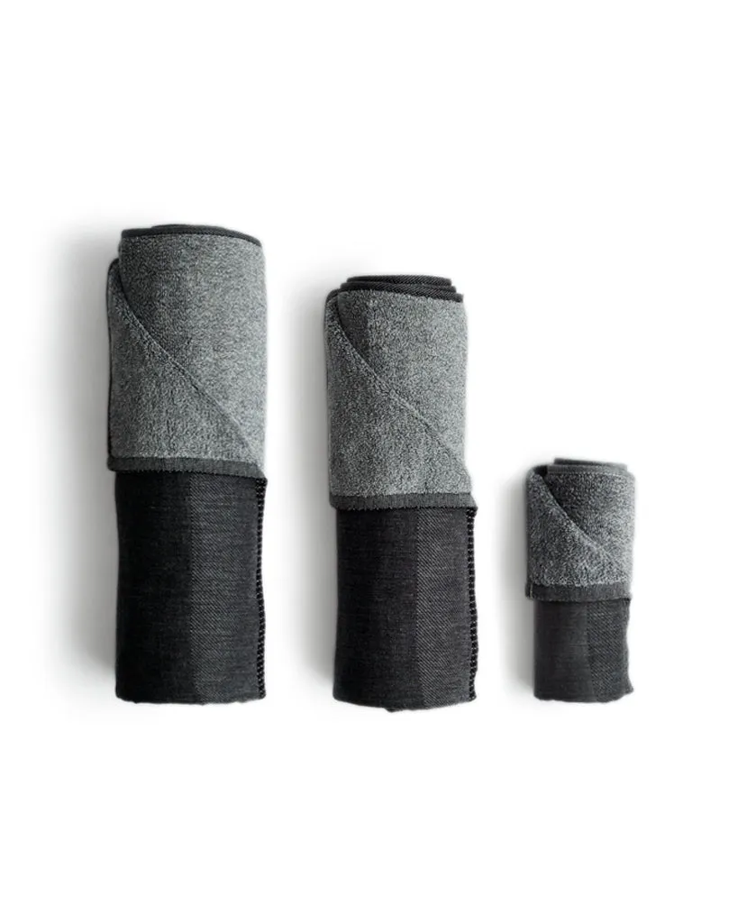 Zen Charcoal Towels - Dark Gray